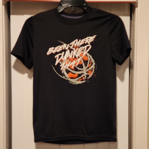 bcg Other - BCG Black T-Shirt with Basketball Logo. Youth Medium